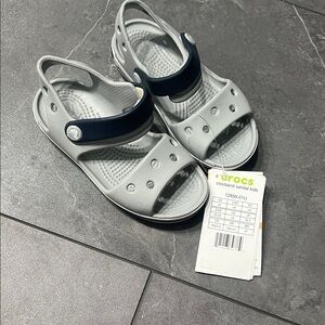 CROCS Kids Sandals - Gray and Black